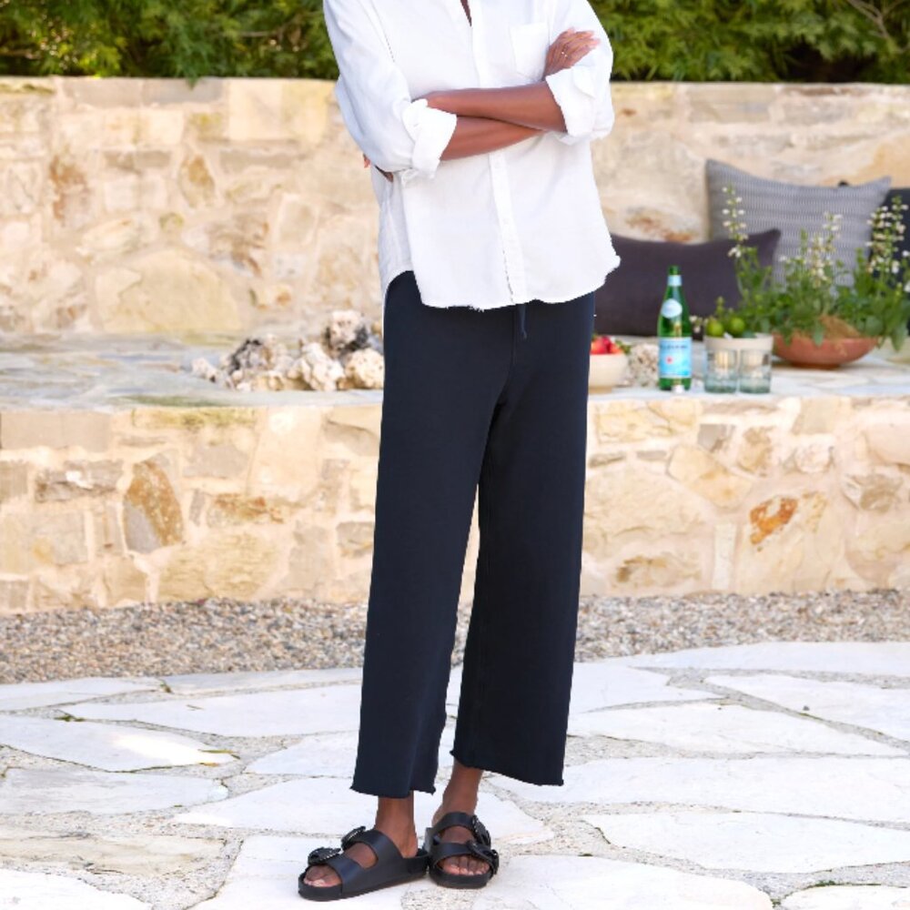 Frank & Eileen Women's Catherine Favorite Sweatpants in British Royal Navy Sz M